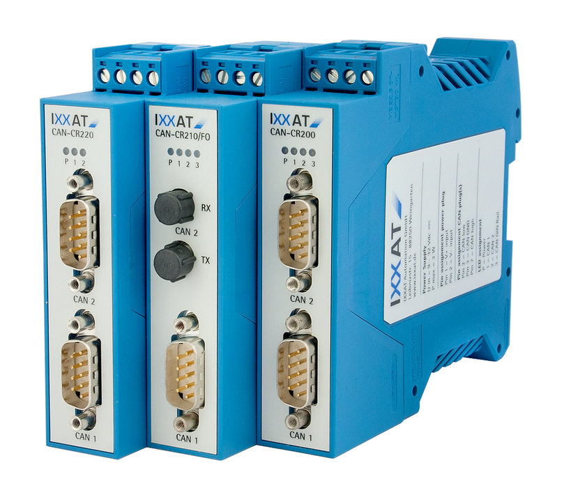 IXXAT CAN-repeatrar minskar kabeldragning och ökar systemets tillförlitlighet